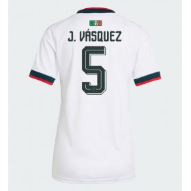 Dámské fotbalový oblečení Mexiko Johan Vasquez #5 Venkovní košile MS 2026 Krátkým Rukávem